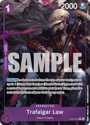 Trafalgar Law (069) (Parallel) (OP09-069) - Emperors in the New World Foil - for just $7.35! 