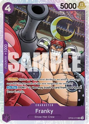 Franky (OP09-072) - Emperors in the New World Foil - for just $0.40! 