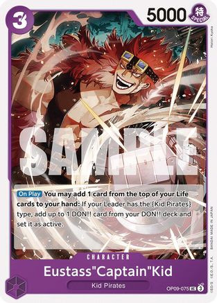 Eustass"Captain"Kid (OP09-075) - Emperors in the New World - for just $0.05! 