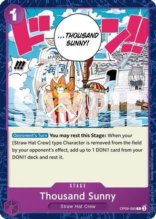 Thousand Sunny (OP09-080) - Emperors in the New World - for just $0.04! 