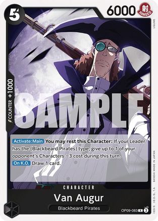 Van Augur (OP09-083) - Emperors in the New World Foil - for just $0.08! 