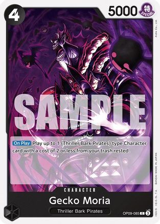 Gecko Moria (OP09-085) - Emperors in the New World - for just $0.05! 