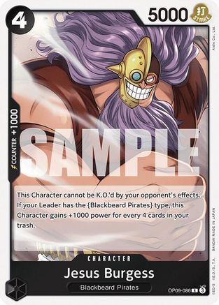 Jesus Burgess (OP09-086) - Emperors in the New World Foil - for just $0.08! 