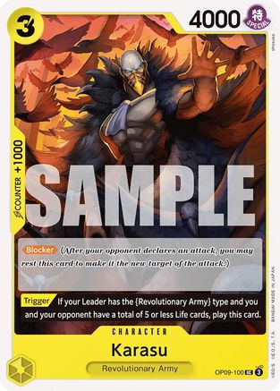 Karasu (OP09-100) - Emperors in the New World - for just $0.13! 