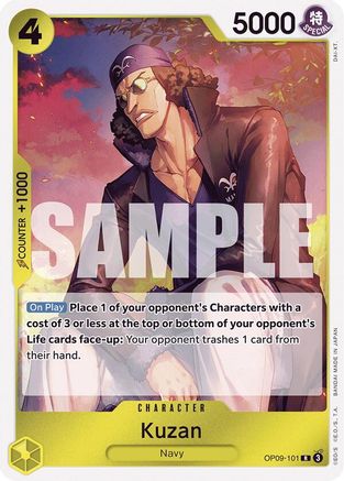 Kuzan (OP09-101) - Emperors in the New World Foil - for just $0.05! 