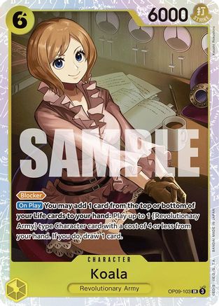 Koala (OP09-103) - Emperors in the New World Foil - for just $0.25! 
