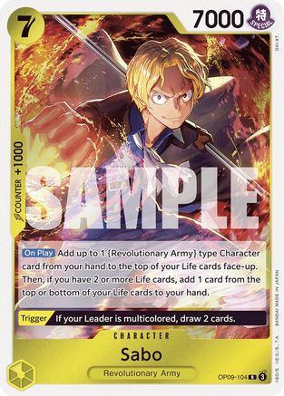 Sabo (104) (OP09-104) - Emperors in the New World Foil - for just $0.13! 