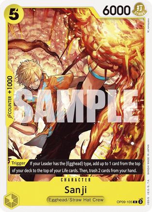 Sanji (105) (OP09-105) - Emperors in the New World - for just $0.05! 