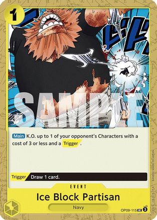 Ice Block Partisan (OP09-115) - Emperors in the New World - for just $0.05! 
