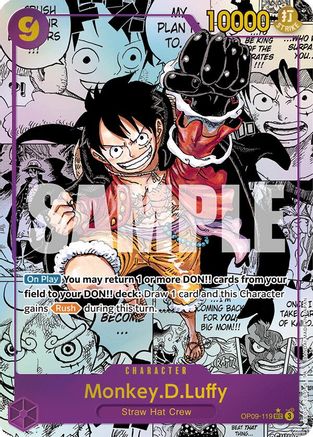 Monkey.D.Luffy (119) (Manga) (OP09-119) - Emperors in the New World Foil - for just $1097.10! 