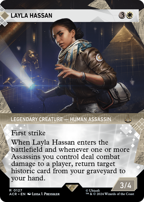 Layla Hassan (ACR-127) - Assassin's Creed: (Showcase) (Borderless) - for just $0.16! 