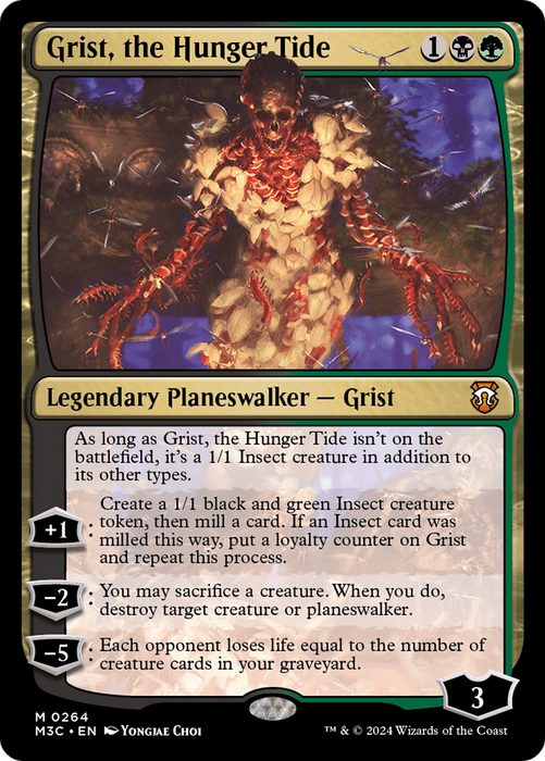 Grist, the Hunger Tide (M3C-264) - Modern Horizons 3 Commander - for just $0.12! 