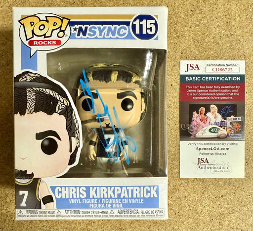 Chris Kirkpatrick Signed Nsync Funko Pop! #115 Vaulted 2019 With JSA COA - for just $75! 