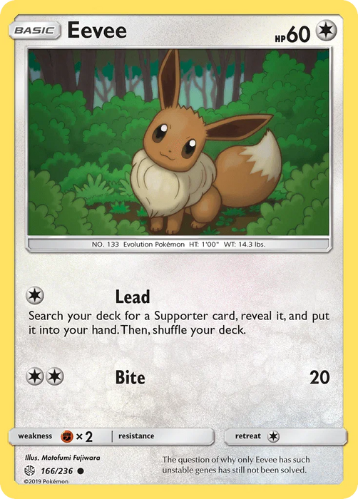 Eevee (166/236) [Sun & Moon: Cosmic Eclipse] - for just $0.25! 