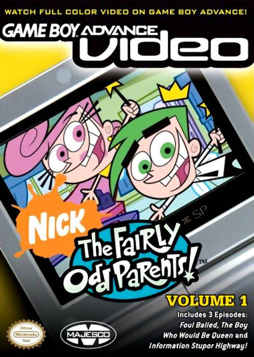 Gameboy Advance Video: The Fairly Odd Parents Vol1 (Gameboy Advance) - for just $0! 