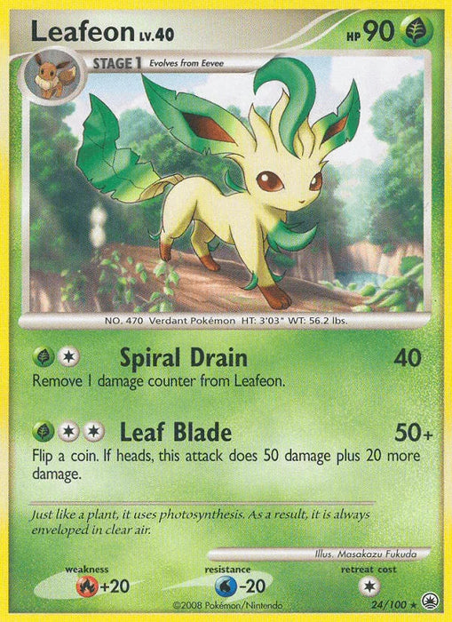 Leafeon (24/100) [Diamond & Pearl: Majestic Dawn] - for just $4.95! 