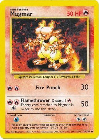 Magmar (36/102) [Base Set Unlimited] - for just $1.40! 