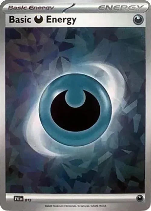 Basic Darkness Energy (015) (Cracked Ice Holo) [Scarlet & Violet: Stellar Crown] - for just $1.95! 