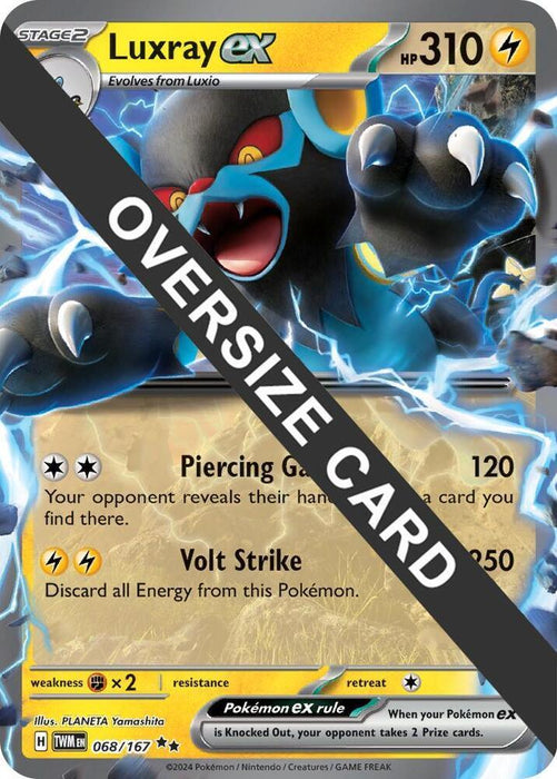Luxray ex (068/167) (Jumbo Card) [Miscellaneous Cards] - for just $1.30! 