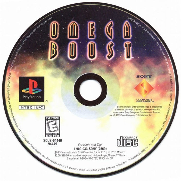 Omega Boost – PlayStation 1 (PS1) - for just $0! 