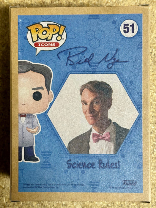 Bill Nye The Science Guy #51 Signed Earth Day Vaulted Funko Pop! With JSA COA - for just $375! 