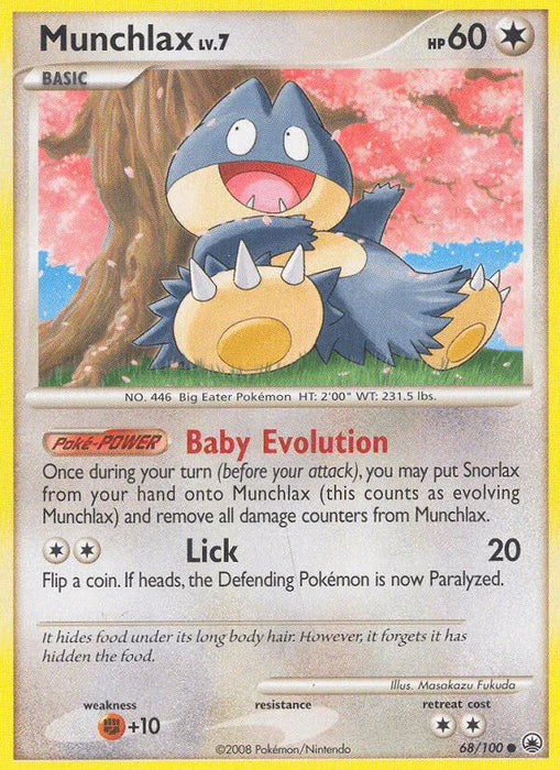Munchlax (68/100) [Diamond & Pearl: Majestic Dawn] - for just $6.10! 