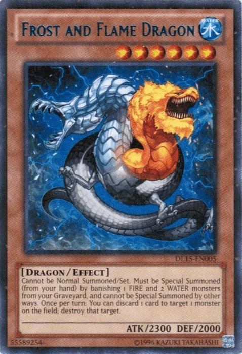 Frost and Flame Dragon (Blue) [DL15-EN005] Rare - for just $0.90! 