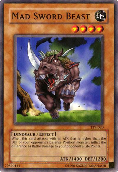 Mad Sword Beast [TP4-020] Common - for just $0.10! 