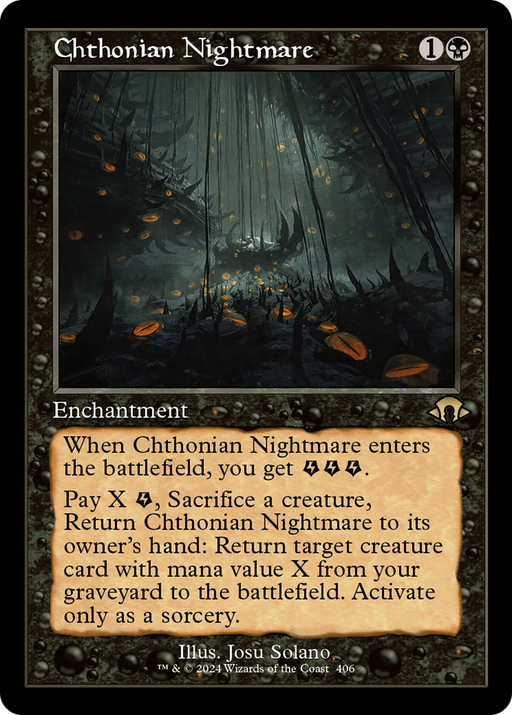 Chthonian Nightmare (Retro Frame) (MH3-406) - Modern Horizons 3 - for just $0.51! 