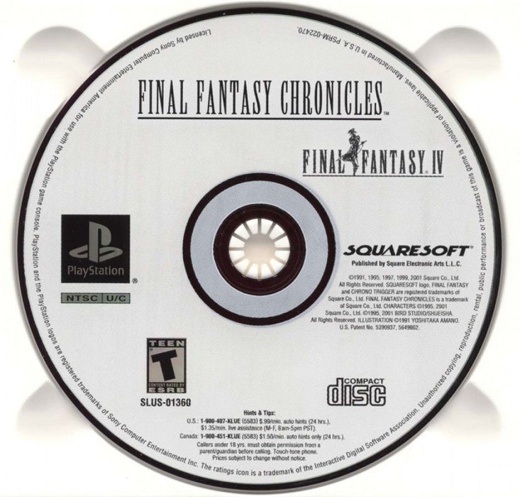 Final Fantasy Chronicles – PlayStation 1 (PS1) - for just $0! 