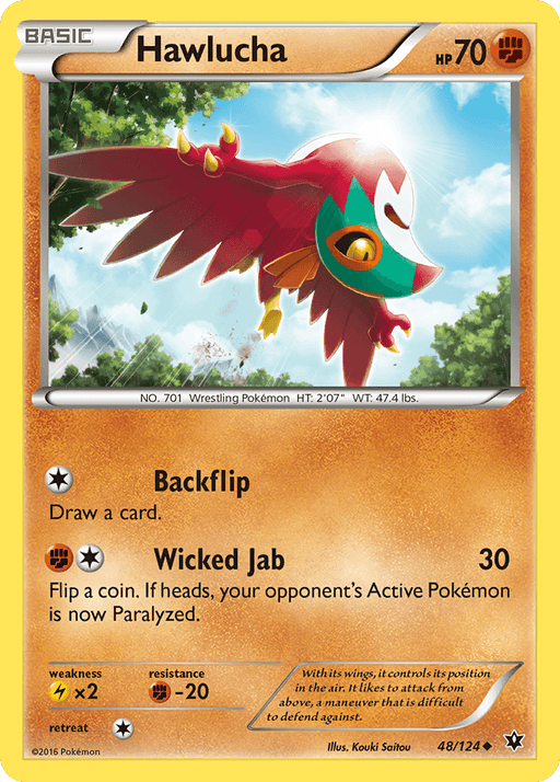 Hawlucha (48/124) [XY: Fates Collide] - for just $0.10! 