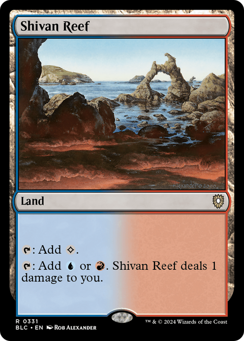 Shivan Reef (BLC-331) - Bloomburrow Commander - for just $0.11! 