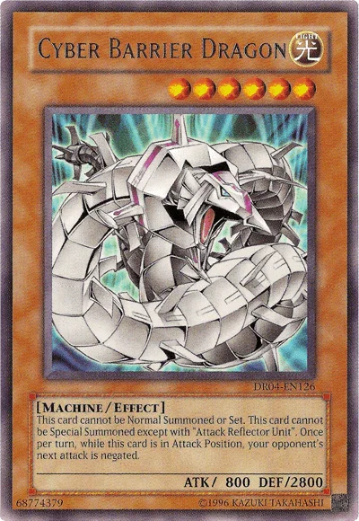 Cyber Barrier Dragon [DR04-EN126] Rare - for just $2! 