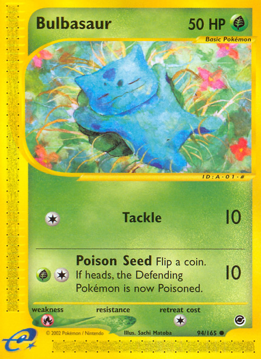 Bulbasaur (94/165) [Expedition: Base Set] - Just $2.45! Shop now at Retro Gaming of Denver