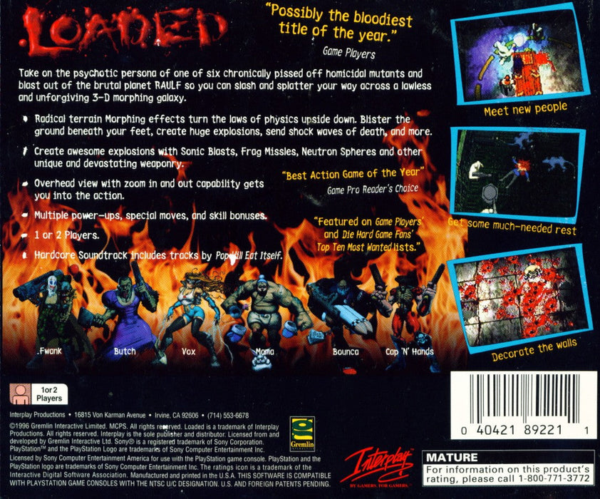 Loaded [Greatest Hits] – PlayStation 1 (PS1) - for just $18.99! 