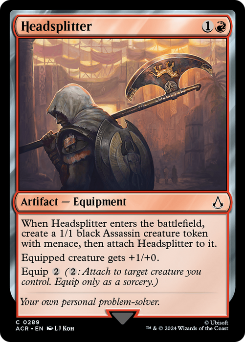 Headsplitter (ACR-289) - Assassin's Creed - for just $0.05! 
