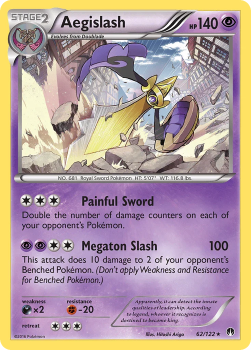 Aegislash (62/122) [XY: BREAKpoint] - for just $0.20! 