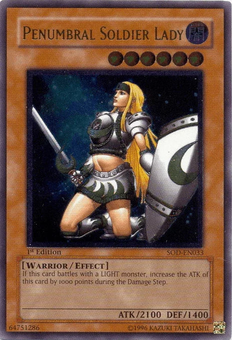 Penumbral Soldier Lady [SOD-EN033] Ultimate Rare - for just $4! 