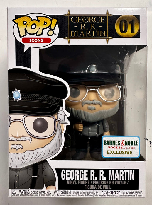 Funko Pop Icons George R. R. Martin #01 Game Of Thrones Barnes & Noble Vaulted Exclusive - for just $13! 