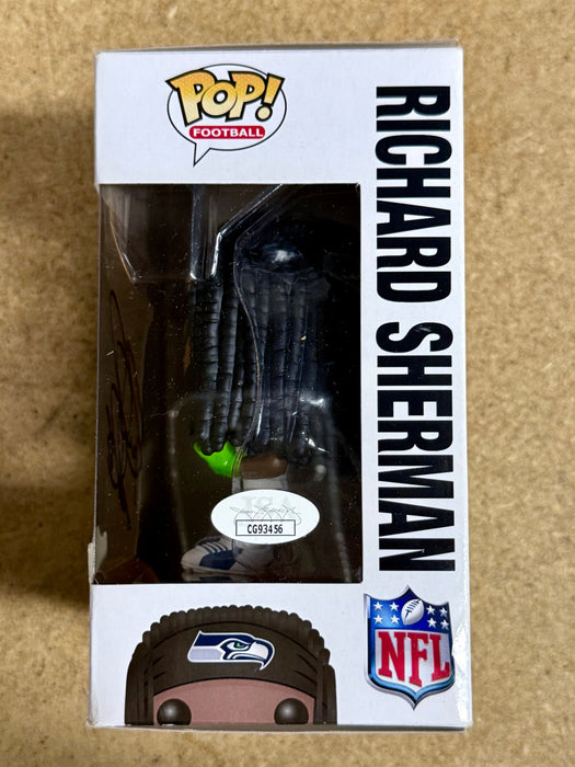 Richard Sherman Signed NFL Seattle Seahawks Vaulted Funko Pop! #61 With JSA COA - for just $275! 