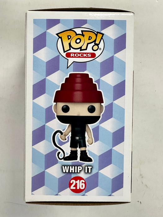 Gerald Casale & Mark Mothersbaugh Signed Whip It Funko Pop! #216 Band DEVO 2021 With JSA COA - for just $350! 