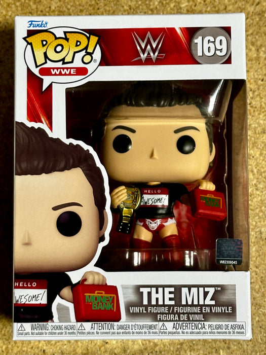 Funko Pop! WWE The Miz With WWE Championship Belt & MITB Briefcase #169 2024 - for just $13! 