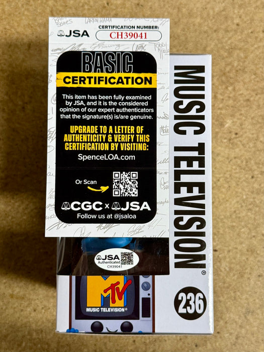 Musician Brent Smith Of Shinedown Signed 2024 MTV Funko Pop #236 With JSA COA - for just $140! 