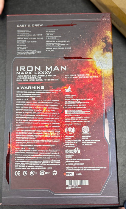 Hot Toys Iron Man Mark LXXXV Marvel Avengers Endgame Sixth Scale Figure MMS528-D30 - for just $350! 