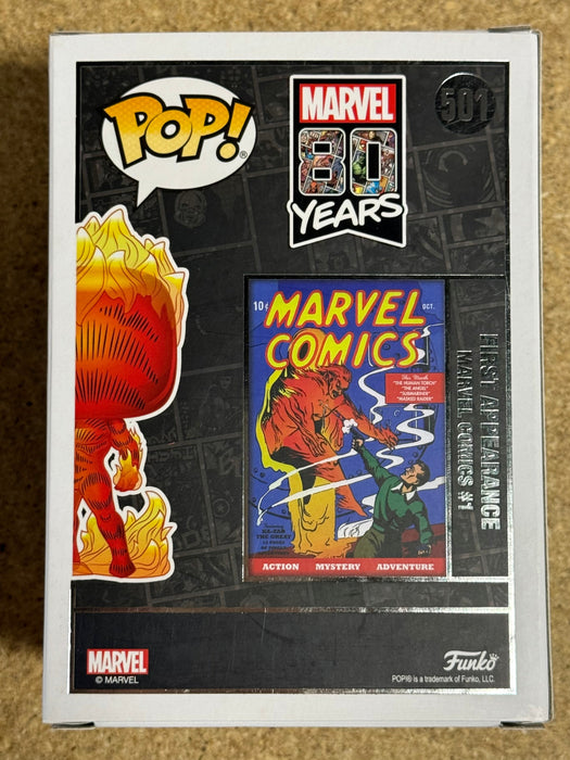 Brian Austin Green Signed Fantastic Four Original Human Torch #501 Funko Pop! With PSA COA - for just $65! 