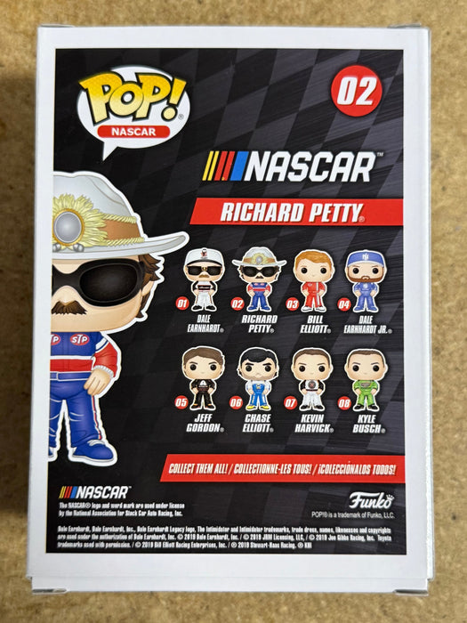Richard “The King” Petty & Son Kyle NASCAR Signed Funko Pop! #02 With JSA COA - for just $130! 