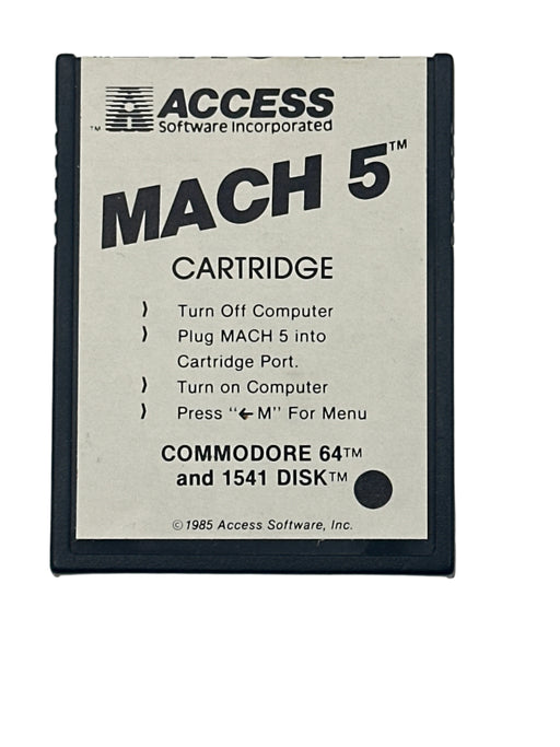 Mach 5 Fast Load Cartridge - Commodore 64 - Just $19.99! Shop now at Retro Gaming of Denver