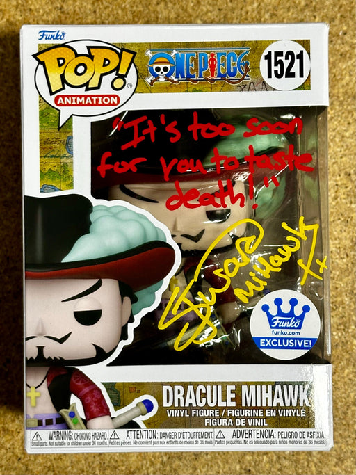 Steven John Ward Signed Dracule Mihawk Funko Pop! #1521 Live Action One Piece With JSA COA - for just $150! 
