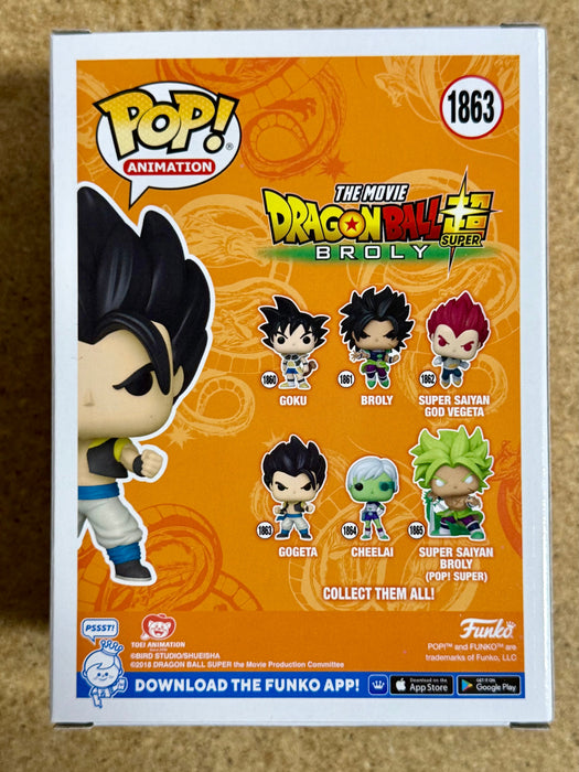 Funko Pop! Animation Gogeta #1863 Dragon Ball Super Broly The Movie 2024 - for just $13! 