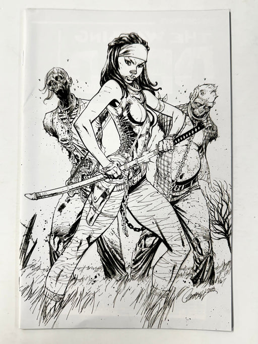 The Walking Dead #19 B&W Virgin Michonne 15th Anniversary Image Comics Campbell D - for just $60! 